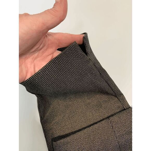 Alfani Women's Gold Thread Elastic Waist High Rise Gray Jeggings Size XL - Picture 3 of 5